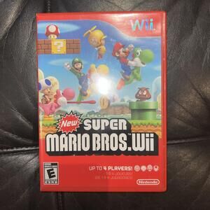 New Super Mario Bros. Wii – Nintendo Wii – Complete, Tested, w Manual, Case